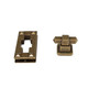 39mm x 20mm Rectangle Twist and Turn Clasp - (Pack of 1)
